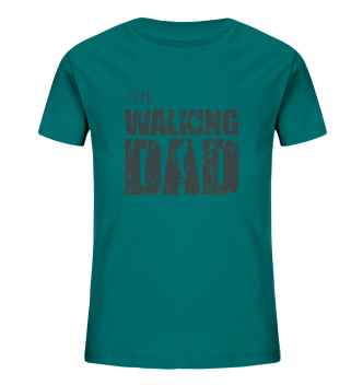 Kids Organic Shirt - The Walking Dad - Trage DAD2 - D - Ocean Depth 98104 3-4 front dark Kids Organic Shirt - The Walking Dad - Trage DAD2 - D - Ocean Depth 98104 3-4 front dark
