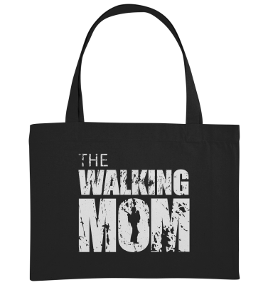 Organic Shopping Bag - The Walking Mom - Trage MOM2 - L - Black ca  49x37 front light