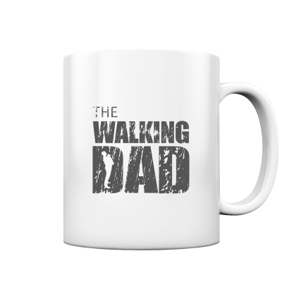 Tasse - glossy - The Walking Dad - Trage DAD3 - D - White glossy 330ml front dark