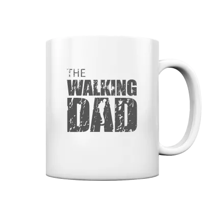 Tasse - glossy - The Walking Dad - Trage DAD2 - D - White glossy 330ml front dark