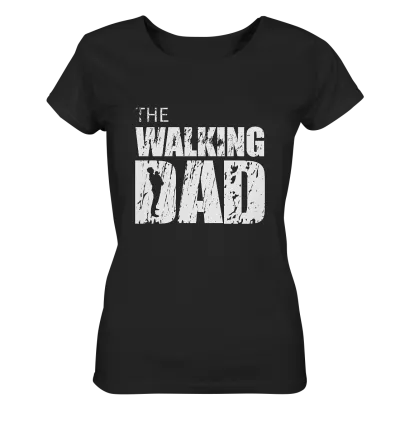 Ladies Organic Shirt - The Walking Dad - Trage DAD3 - L - Black S front light