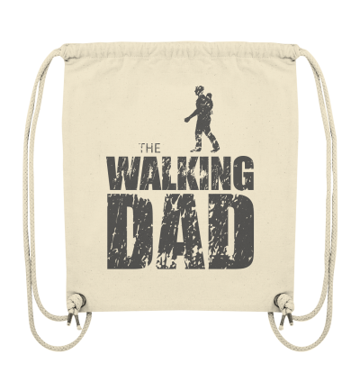 Baumwollrucksack - The walking Dad - Trage DAD1 - D - Natural ca  38x42 front dark