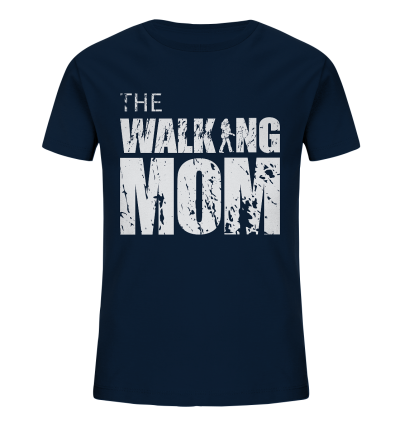 Kids Organic Shirt - The Walking Mom - Trage MOM3 - French Navy 98104 3-4 front light