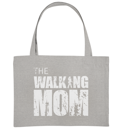 Organic Shopping Bag - The Walking Mom - Trage MOM3-D Organic Shopping Bag - The Walking Mom - Trage MOM3 - Heather Grey ca 49x37 front light