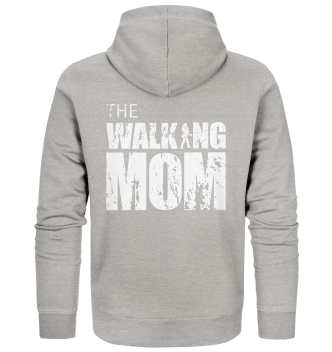 Organic Zipper - The Walking Mom - Trage MOM3 - Heather Grey XS back light Organic Zipper - The Walking Mom - Trage MOM3 - Heather Grey XS back light
