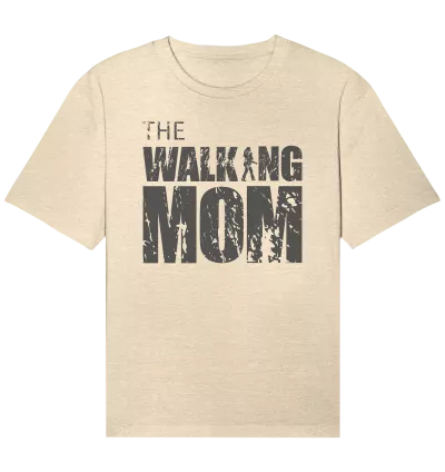 Organic Relaxed Shirt - The Walking Mom - Trage MOM3-D - Natural Raw XS front dark