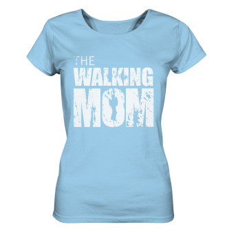 Ladies Organic Shirt - The Walking Mom - Trage MOM2 - L - Sky Blue S front light