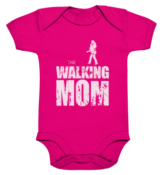 Organic Baby Body - The Walking Mom - Trage MOM1 - L - Fuchsia Organic 0-3 front light