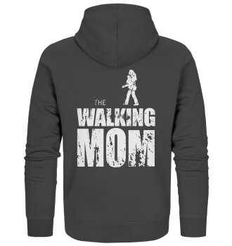 Organic Zipper - The Walking Mom - Trage MOM1 - L - Anthracite XS back light