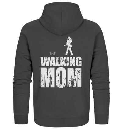 Organic Zipper - The Walking Mom - Trage MOM1 - L - Anthracite XS back light