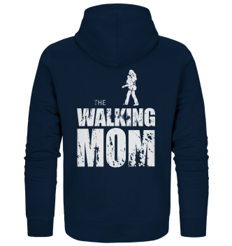 Organic Zipper - The Walking Mom - Trage MOM1 - L - French Navy XS back light
