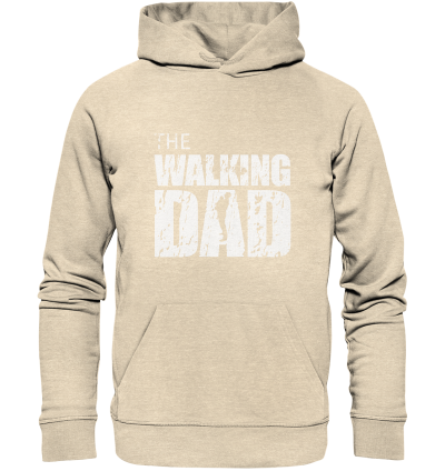 Organic Hoodie - The Walking Dad - Trage DAD2 - L - Natural Raw XS front light