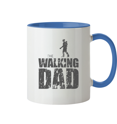 Tasse - The Walking Dad - Trage DAD1 - D - zweifarbig  - Cambridge Blue 330ml front dark
