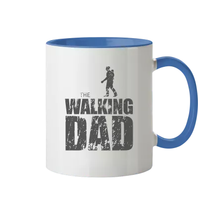 Tasse - The Walking Dad - Trage DAD1 - D - zweifarbig  - Cambridge Blue 330ml front dark