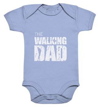 Organic Baby Body - The Walking Dad - Trage DAD3 - L - Dusty Blue 0-3 front light
