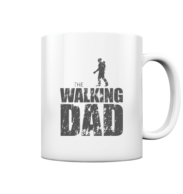 Tasse - glossy - The Walking Dad - Trage DAD1 - D - White glossy 330ml front dark