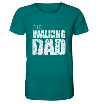 Organic Shirt - The Walking Dad - Carrier DAD3 - L - Ocean Depth XS front light
