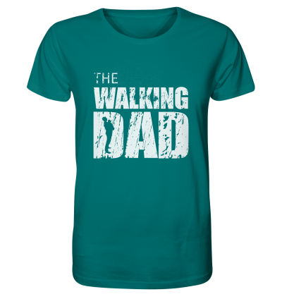 Organic Shirt - The Walking Dad - Carrier DAD3 - L - Ocean Depth XS front light