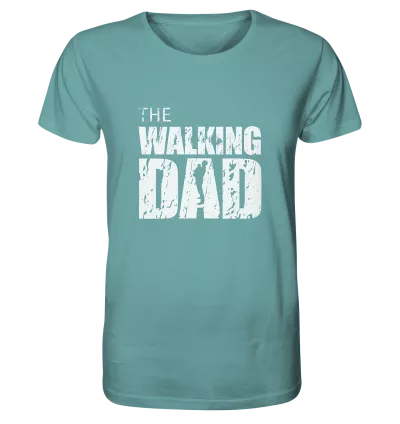 Organic Shirt - The Walking Dad - Trage DAD2 - L - Citadel Blue XS front light