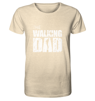 Organic Shirt - The Walking Dad - Trage DAD2 - L - Natural Raw XS front light Organic Shirt - The Walking Dad - Trage DAD2 - L - Natural Raw XS front light
