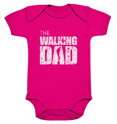 Organic Baby Body - The Walking Dad - Trage DAD2 - D Organic Baby Body - The Walking Dad - Trage DAD2 - L - Fuchsia Organic 0-3 front light